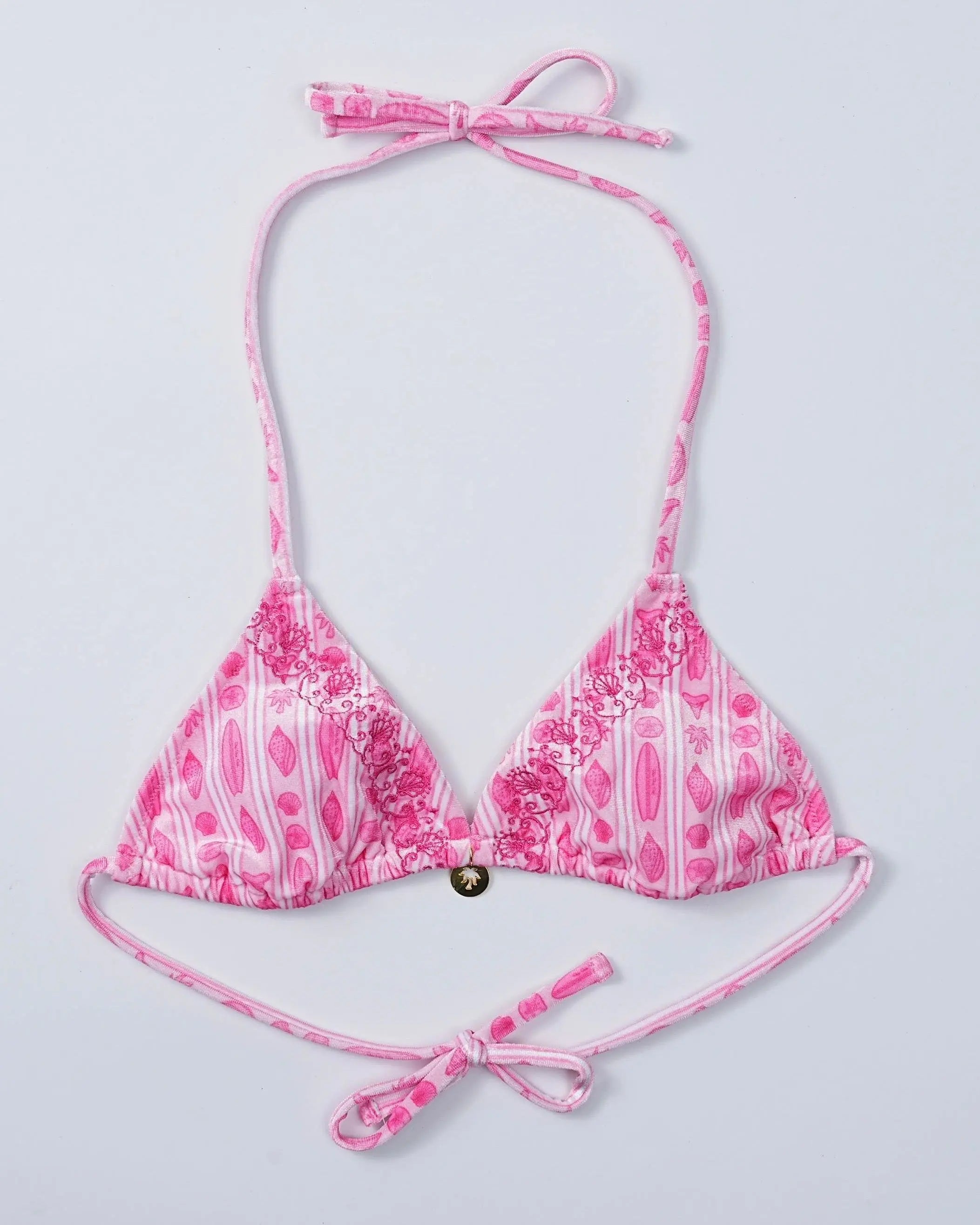Demi Top in Sakura Pink Palm Puff