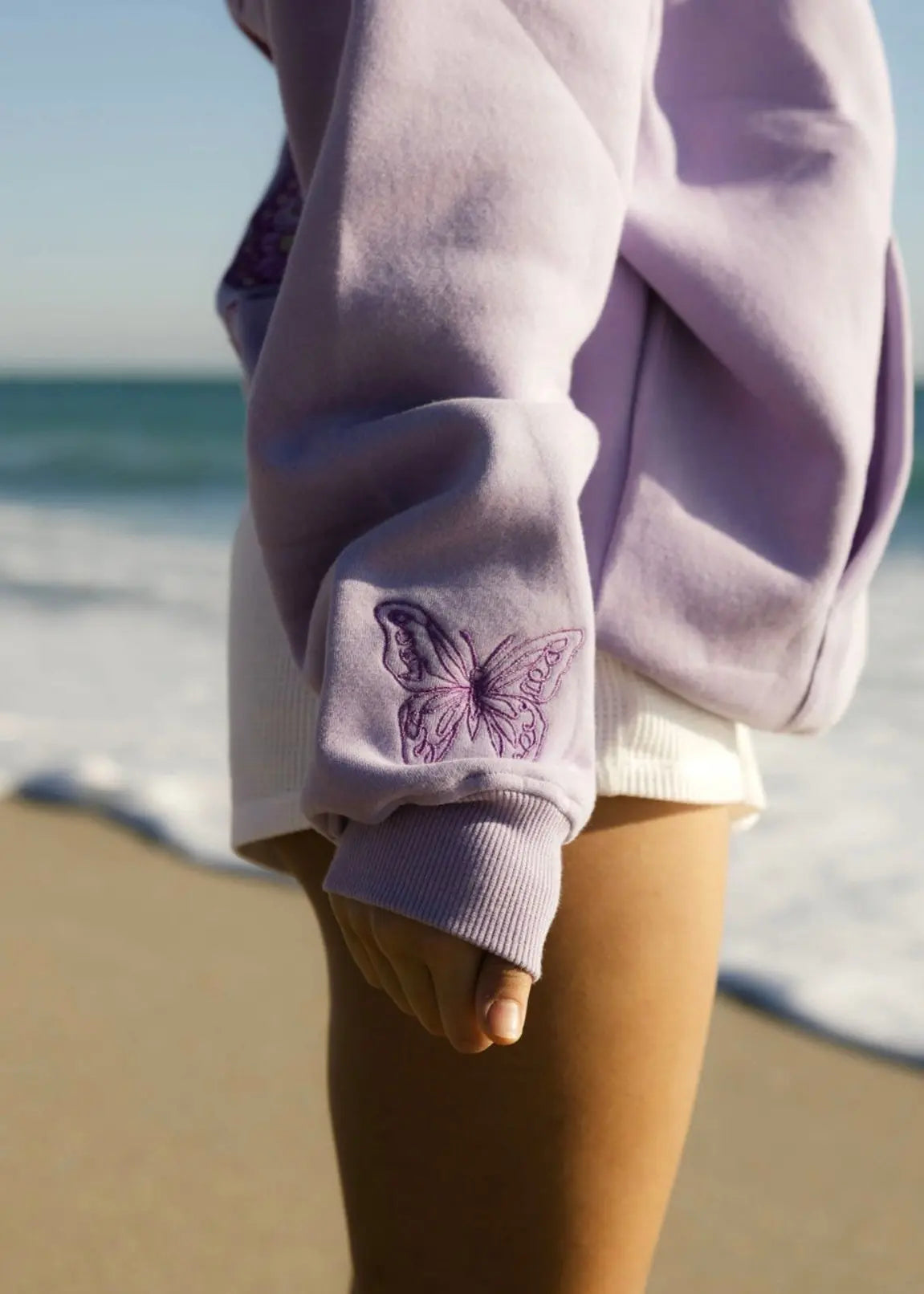 "To Live For the Hope of it All" Hoodie in Lilac pinkpalmpuff