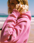 "Under the Sea" Relaxed Hoodie in Seashell Pink pinkpalmpuff
